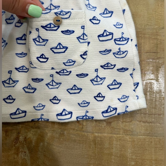 Zara baby girl sailboat white sleeveless cute babydoll dress - Picture 5 of 10